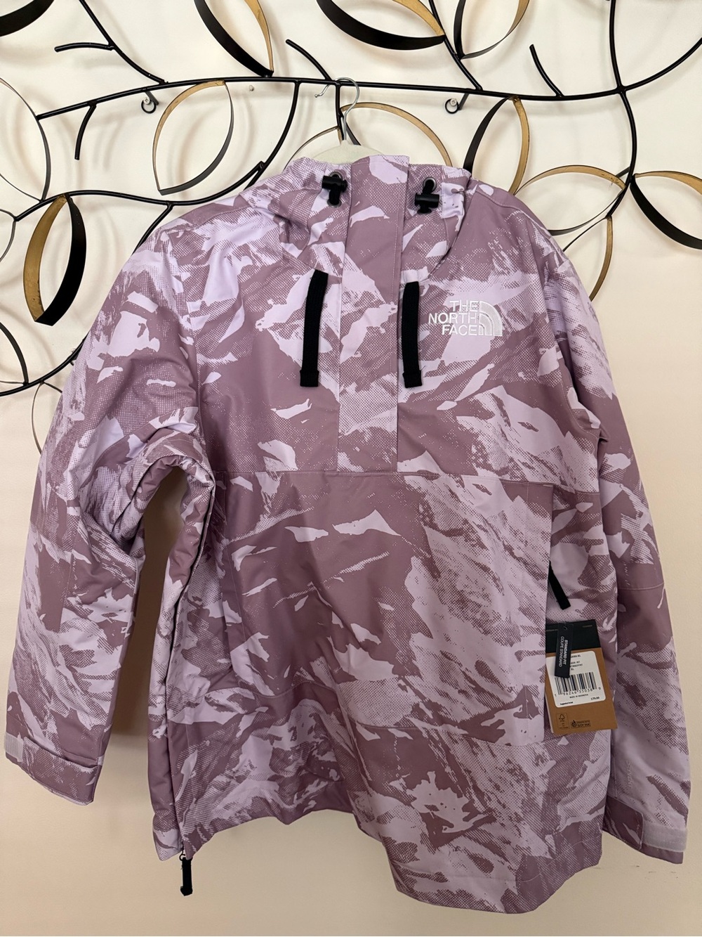 The North Face Lavender Camo Pullover Anorak